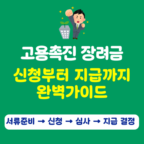 고용촉진장려금신청