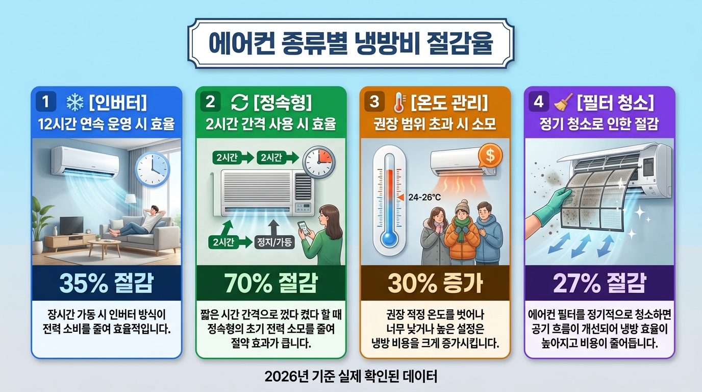 냉방비 절감 방법